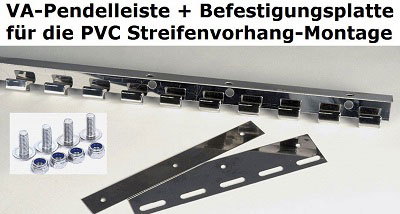Befestigungszubehr PVC Streifenvorhang