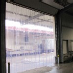 PVC Streifenvorhang - transparent - klar - durchsichtig